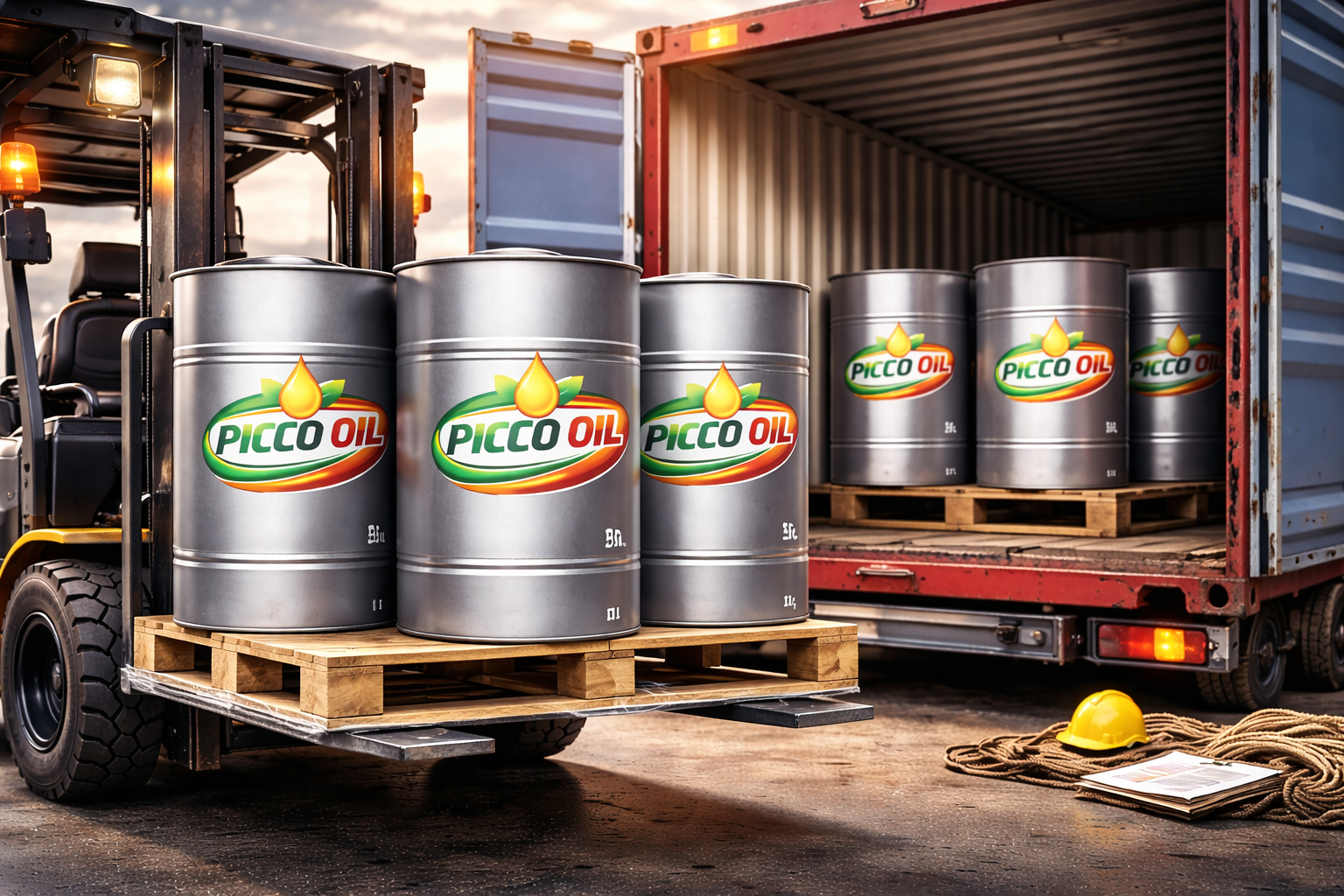 08_drums_loaded_into_container_by_forklift